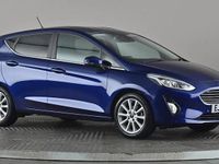 Used Ford Fiesta Titanium 125 HP (91 kW) 2018 Blue Hatchback