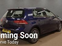 Used VW Golf VII SE 110 HP (80 kW) 2018 Blue Hatchback