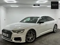 Used Audi A6 Black Edition 204 HP (150 kW) 2020 White Sedan
