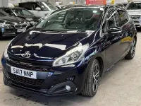 Used Peugeot 208 GT-line 108 HP (79 kW) 2017 Blue Hatchback