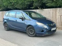 Used Vauxhall Zafira 170 HP (125 kW) 2015 Blue MPV