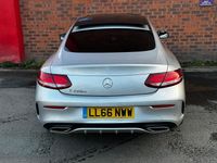 Used Mercedes C220 AMG Line Premium 170 HP (125 kW) 2016 Silver Coupe