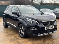 Used Peugeot 3008 GT-line 2017 Black Hatchback