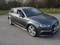 Used Audi A3 S-Line 150 HP (110 kW) 2019 Grey Sedan