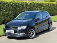 Used VW Polo Design 75 HP (55 kW) 2015 Black Hatchback