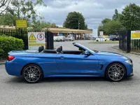 Used BMW 435 M Sport 313 HP (230 kW) 2014 Blue Cabriolet
