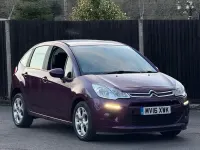Used Citroën C3 PureTech 2016 Mauve/purple Hatchback