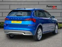 Used Skoda Kamiq SE L Executive 147 HP (108 kW) 2023 Blue SUV