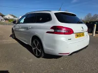 Used Peugeot 308 GT-line 120 HP (88 kW) 2016 White Estate