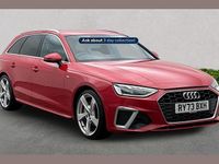 Used Audi A4 S-Line 204 HP (150 kW) 2024 Red Estate