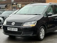 Usado VW Sharan SE 150 HP (110 kW) 2019 Preto Monovolume
