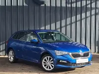 Used Skoda Scala SE L 110 HP (80 kW) 2022 Blue Hatchback