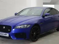 Used Jaguar XF S 300 HP (220 kW) 2018 Blue Sedan
