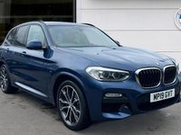 Begagnad BMW X3 M Sport 187 HK (137 kW) 2019 Blå SUV