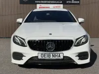 Used Mercedes E220 AMG line 194 HP (142 kW) 2018 White Coupe