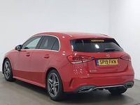 Used Mercedes A200 AMG line 163 HP (119 kW) 2019 Red Hatchback