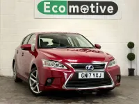 Used Lexus CT200h Executive Line 2017 Red Hatchback