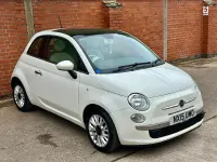 Used Fiat 500 Lounge 69 HP (50 kW) 2015 White Hatchback