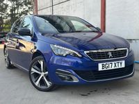 Used Peugeot 308 GT-line 2017 Blue Hatchback