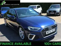 Used Audi A4 S-Line 190 HP (139 kW) 2020 Blue Sedan