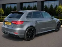 Used Audi A3 Black Edition 190 HP (139 kW) 2018 Grey Sedan