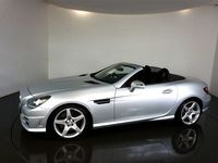 used Mercedes SLK200 SLK 1.8BLUEEFFICIENCY AMG SPORT 2d-FINISHED IN IRIDIUM SILVER WITH BLAC