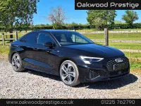 Used Audi A3 S-Line 150 HP (110 kW) 2020 Black Sedan