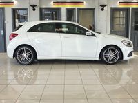 Used Mercedes A160 AMG line 102 HP (75 kW) 2016 White Hatchback