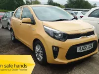 Used Kia Picanto 67 HP (49 kW) 2022 Yellow Hatchback