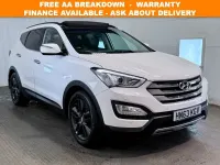 Used Hyundai Santa Fe Premium SE 194 HP (142 kW) 2013 White SUV