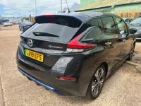 Used Nissan Leaf Tekna 110 kW (150 HP) 2018 Black Hatchback