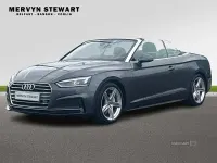 Used Audi A5 Cabriolet S-Line 190 HP (139 kW) 2018 Grey Cabriolet