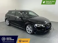 Used Audi A3 S-Line 2014 Black Hatchback