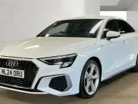 Used Audi A3 S-Line 110 HP (80 kW) 2024 White Sedan
