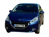 Used Peugeot 208 Allure 82 HP (60 kW) 2014 Blue Hatchback