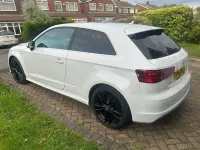 Used Audi A3 S-Line 125 HP (91 kW) 2014 White Hatchback