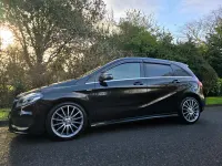 Used Mercedes B180 AMG Line Premium 122 HP (89 kW) 2015 Black Hatchback
