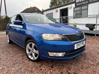 Used Skoda Rapid SE 90 HP (66 kW) 2017 Blue Hatchback