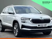 Used Skoda Karoq SE L 150 HP (110 kW) 2023 Moon white metallic SUV