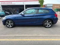Used BMW 118 Sport Line 136 HP (100 kW) 2016 Blue Hatchback