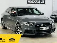 Used Audi A3 Black Edition 184 HP (135 kW) 2017 Grey Sedan