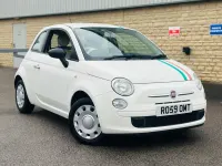 Käytetty Fiat 500 Pop 69 HP (50 kW) 2009 Valkoinen Avoauto