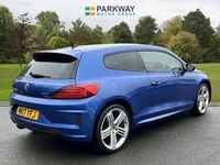 Begagnad VW Scirocco R-line 2017 Blå Sportkupé
