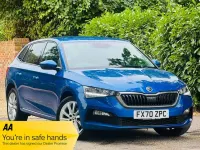 Used Skoda Scala SE L 115 HP (84 kW) 2020 Blue Hatchback