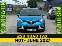 Used Renault Captur Dynamique 90 HP (66 kW) 2014 Blue SUV
