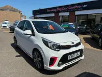 Used Kia Picanto GT-Line S 83 HP (61 kW) 2018 White Hatchback