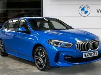 Used BMW 118 M Sport 140 HP (102 kW) 2020 Misano blue Hatchback