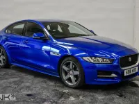 Used Jaguar XE R-Sport 180 HP (132 kW) 2018 Blue Sedan