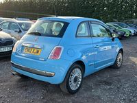 Used Fiat 500 Lounge 2012 Blue Hatchback