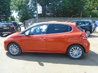 Used Peugeot 208 Allure 2017 Orange Hatchback